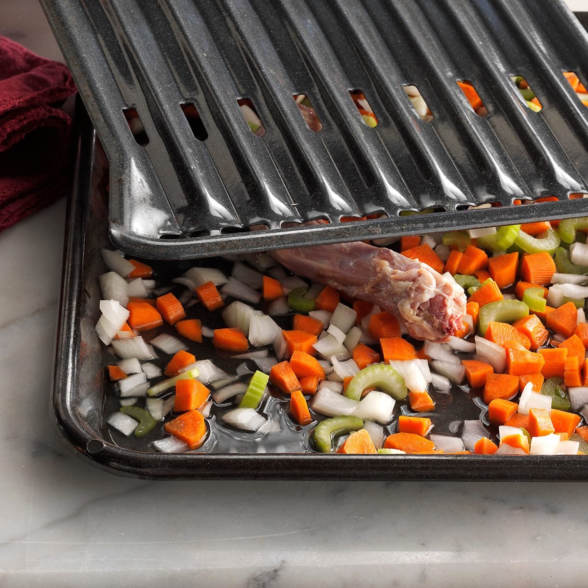 Norpro 2 Piece Stainless Steel Rectangular Oven Roasting Broil Pan and Drip  Tray, 1 Piece - Harris Teeter