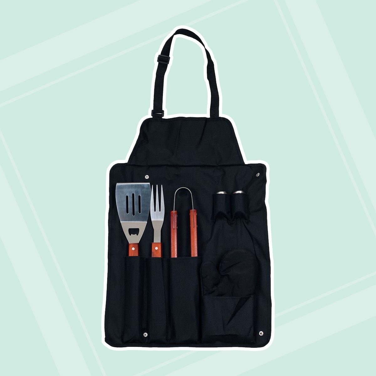 Grilling Apron and Utensil Set