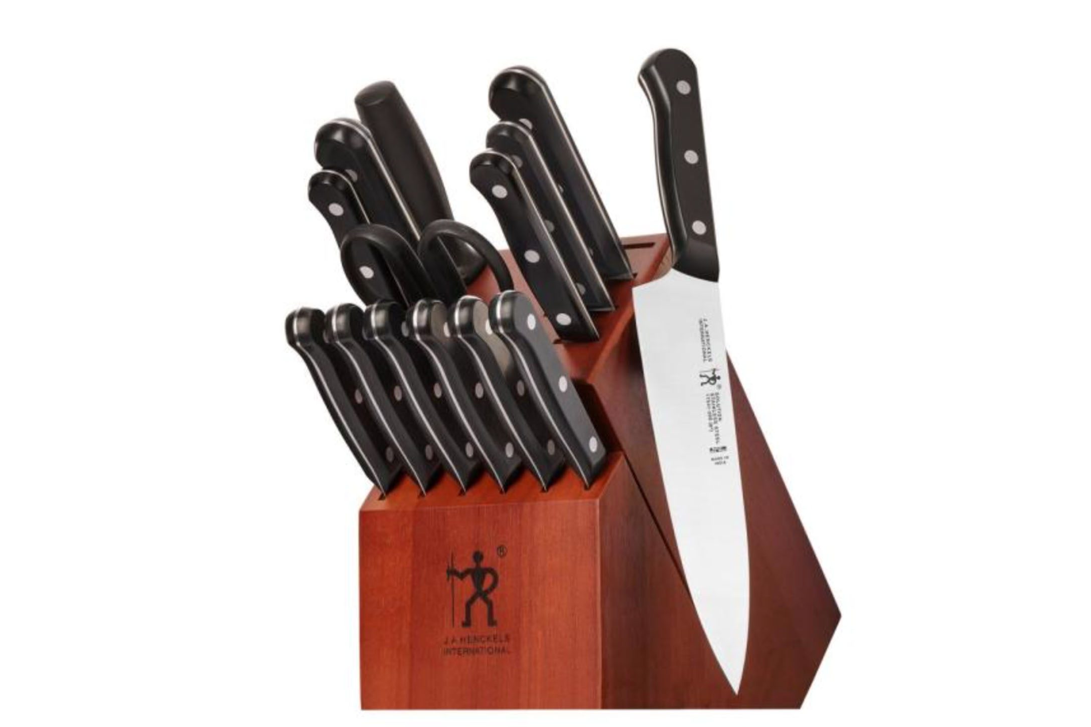 Henckels Hover Image to Zoom Solution 15-Piece Knife Block Set