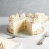 Vanilla Cake with Vanilla Buttercream Frosting