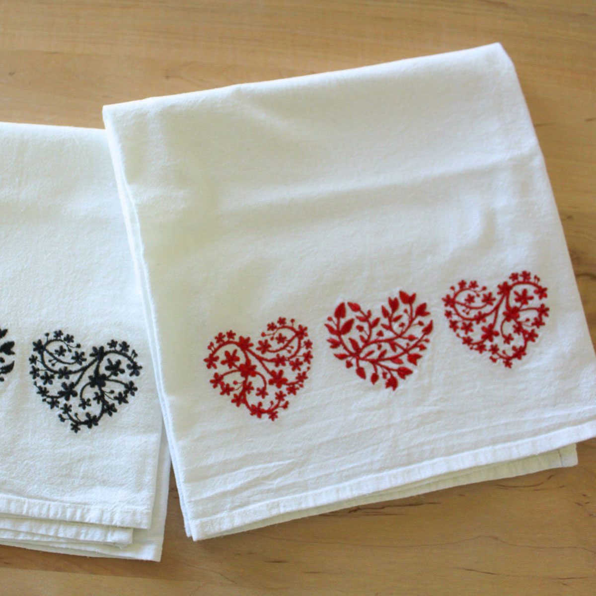 Cooking Time Decorative Tea Towels - Set of 2, Kitchen Towel