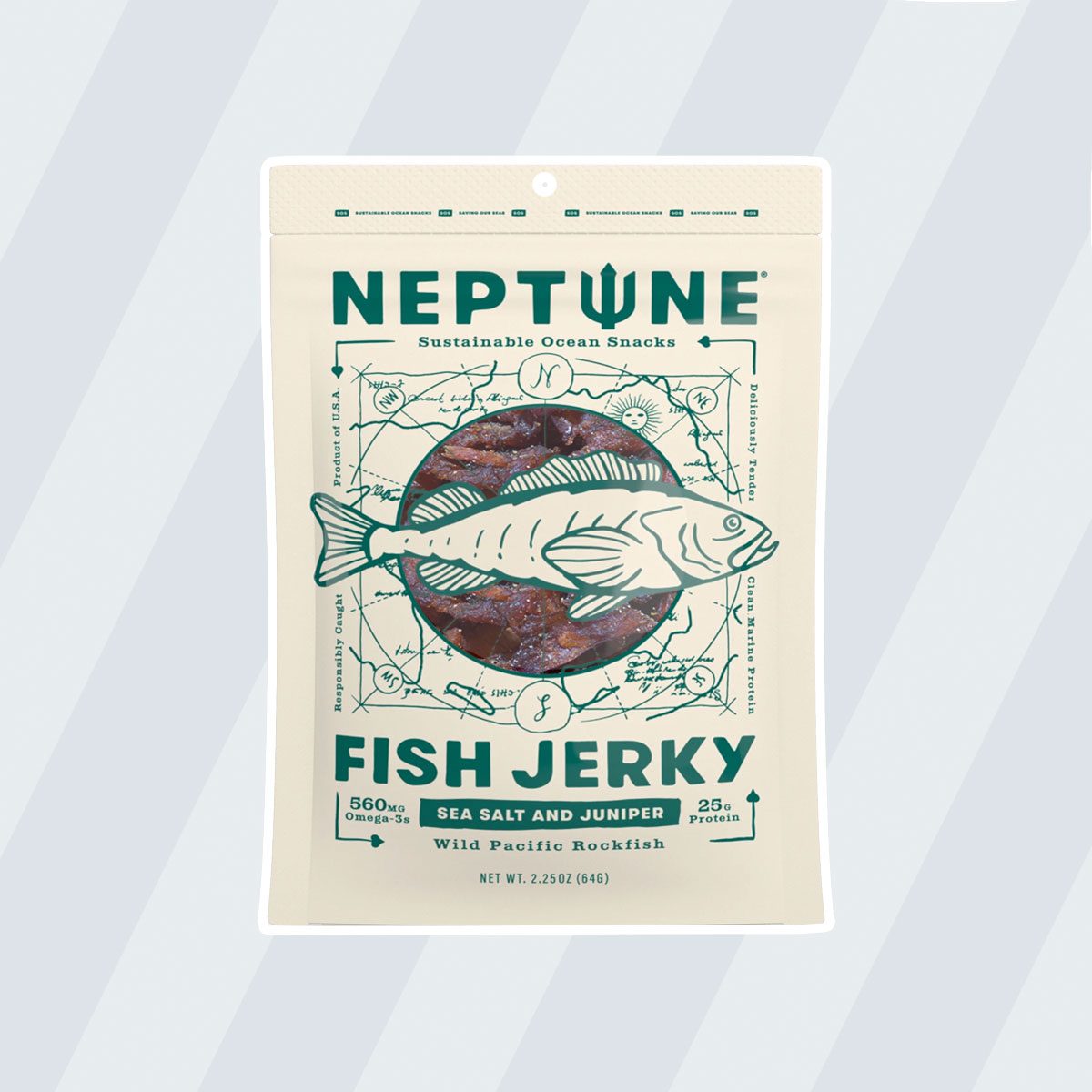 healthy snacks to buy Neptune White Fish Jerky
