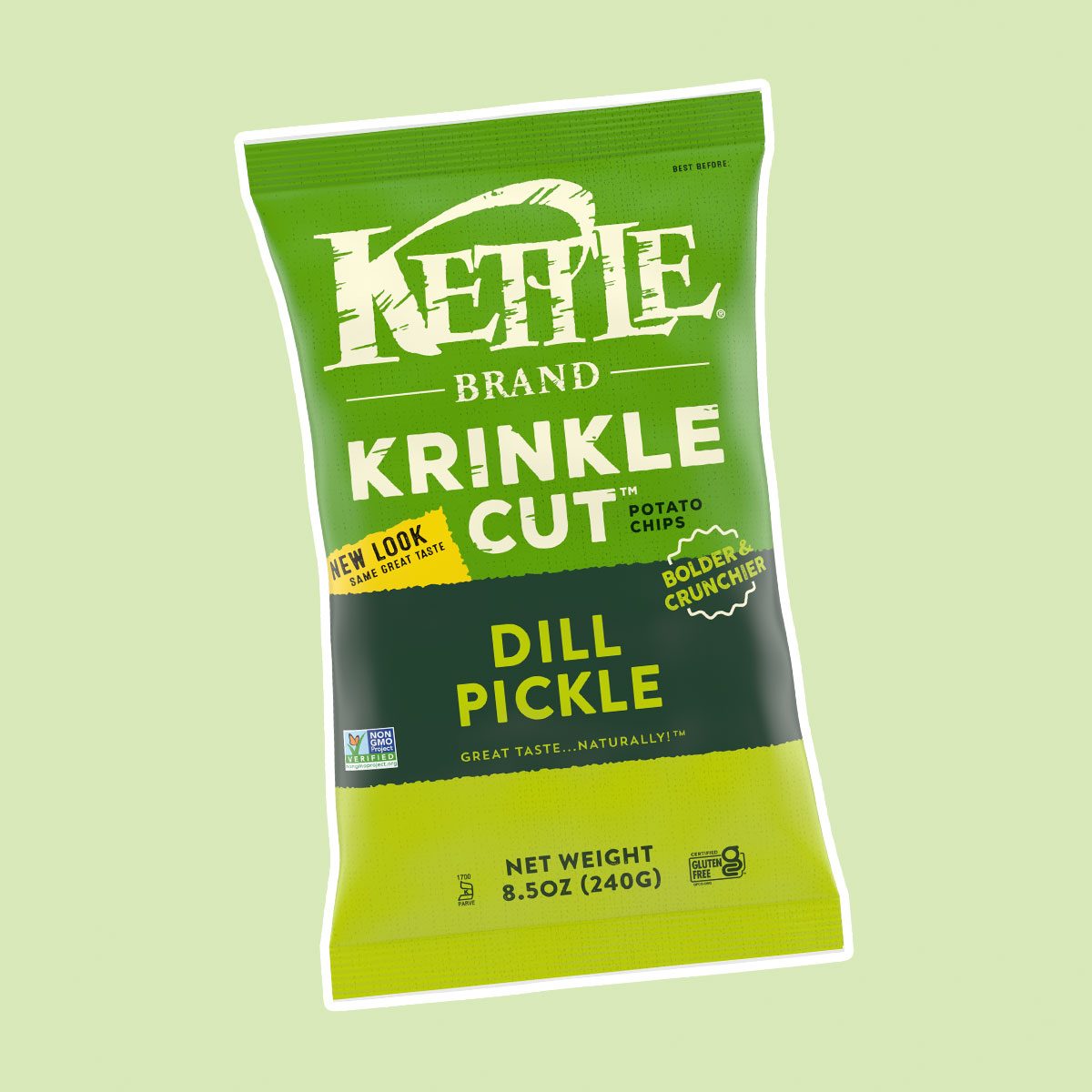 Krinkle Cut Dill Pickle Chips