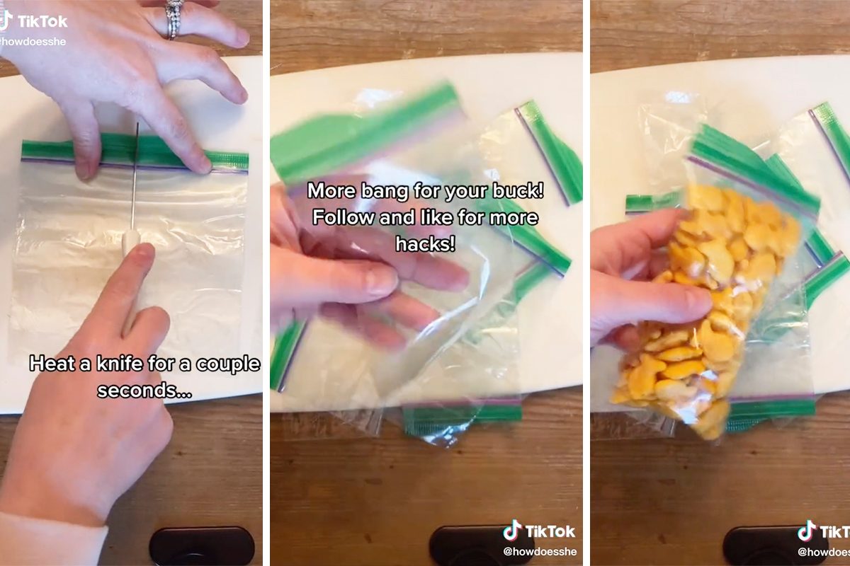 This Mom's Video Will Show You How to Make Snack-Sized Bags
