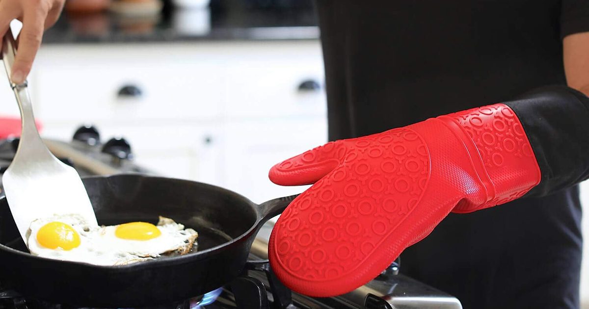 Cotton Handle Sleeve, Cast Iron Skillet Handle Cover, Heat Resistant Skillet  Handle Cover, Hot Handle Cover, Cast Iron Skillet Handle Holder Cover Glove  For Kitchen, Grill And Bake Cookware, Kitchen Accessories 