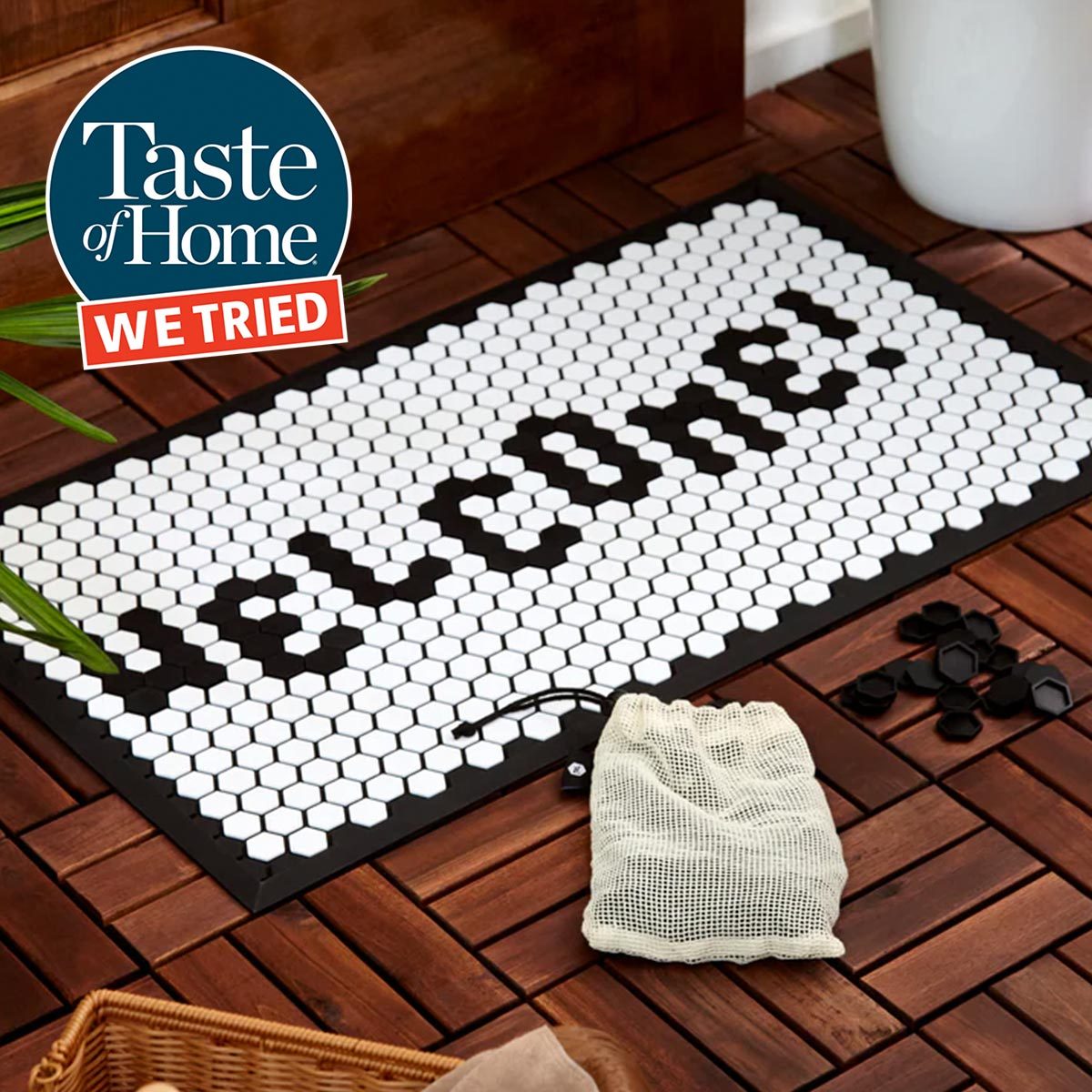 Changeable Tile Welcome Mat