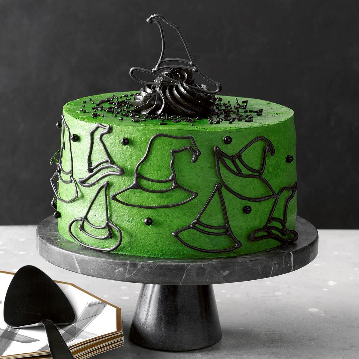 witch halloween birthday cakes