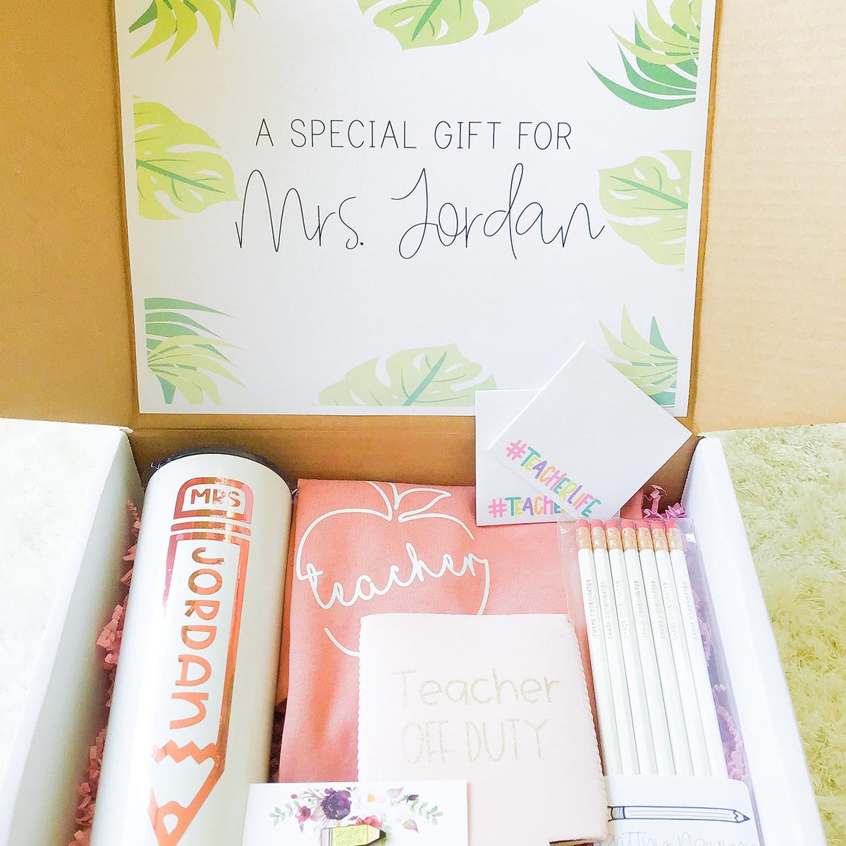 Teacher Gifts for Teachers Personalized teacher Primary Teacher DIY Te –  Letter Art Gifts