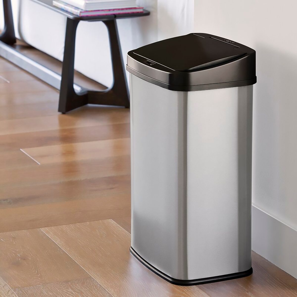 Stainless Steel 13.2 Gallon Motion Sensor Trash Can