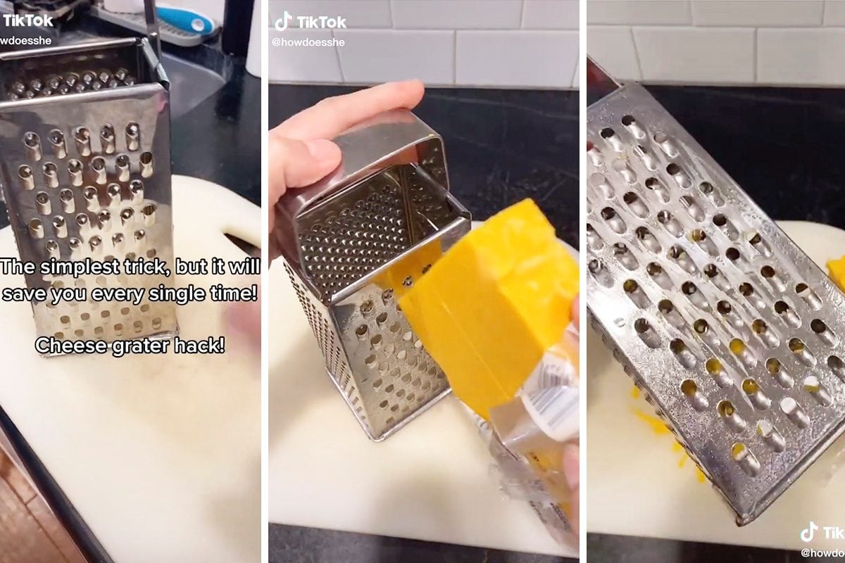 shredding cheese on guitar shaped cheese grater｜TikTok Search