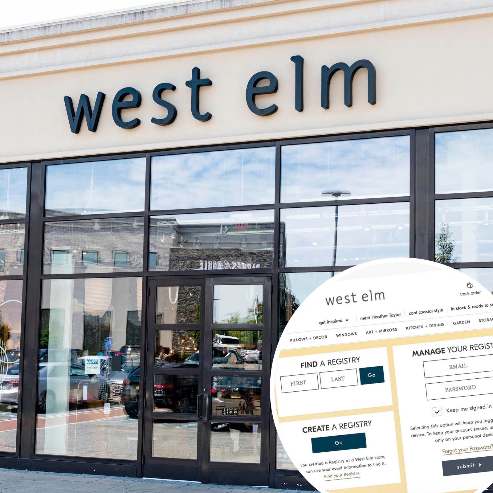 west elm registry by williams-sonoma inc on west elm wedding registry search