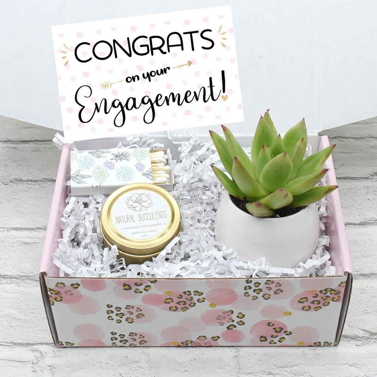 Engagement Party Gifts 21 Thoughtful Ideas For The Happy Couple   Engagement Gift Engagement Gift Box 1 