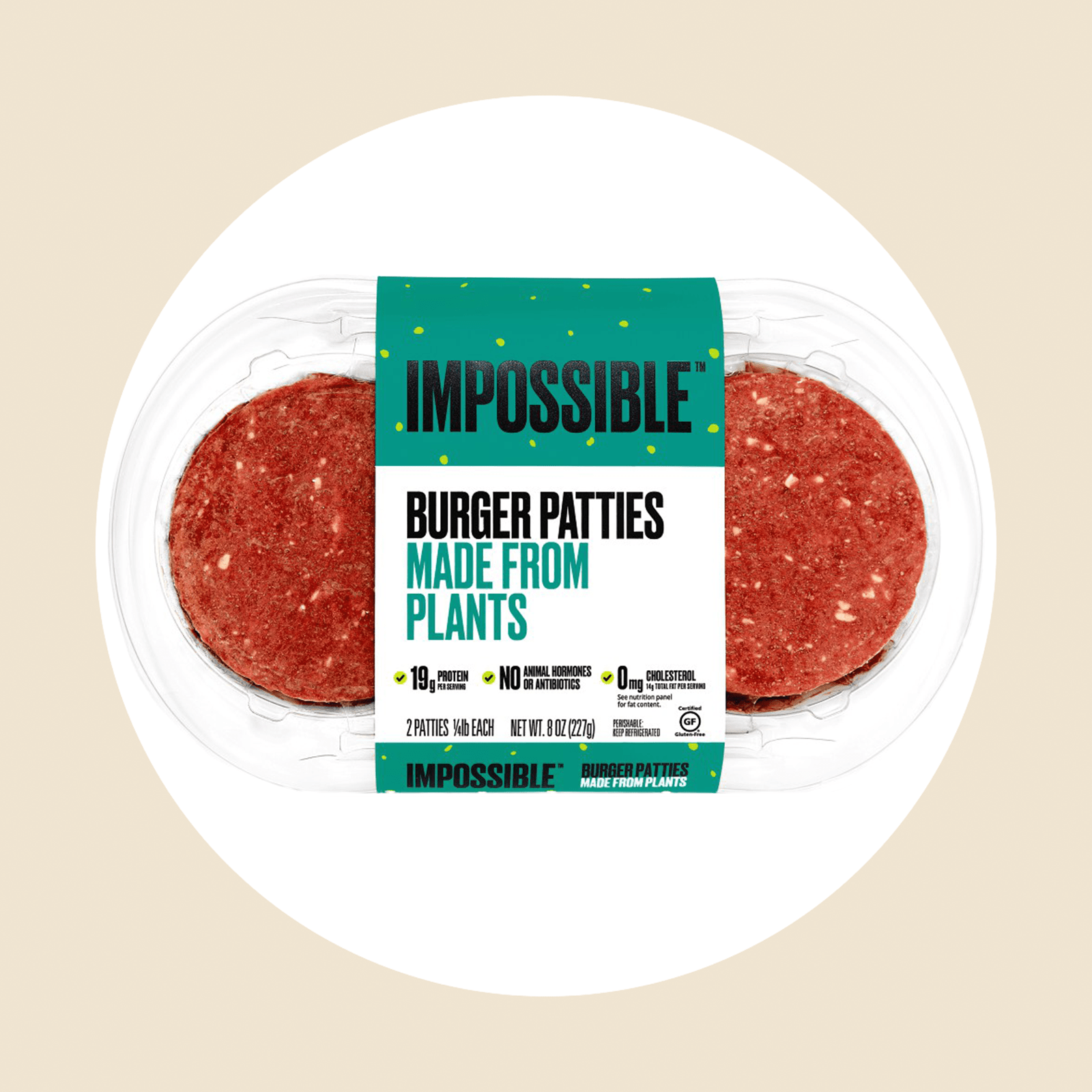 Impossible Burger Patties Plant Based Courtesy Aldi