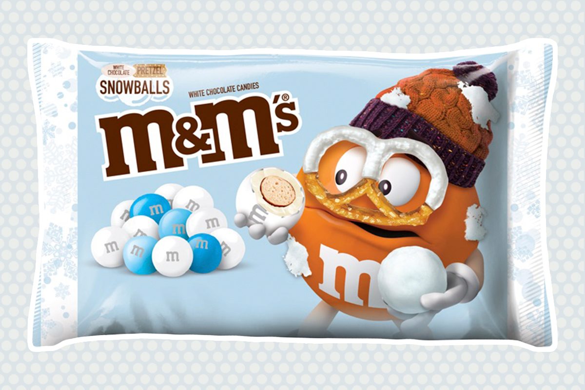 M M S Just Revealed Its White Chocolate Pretzel Snowballs Flavor