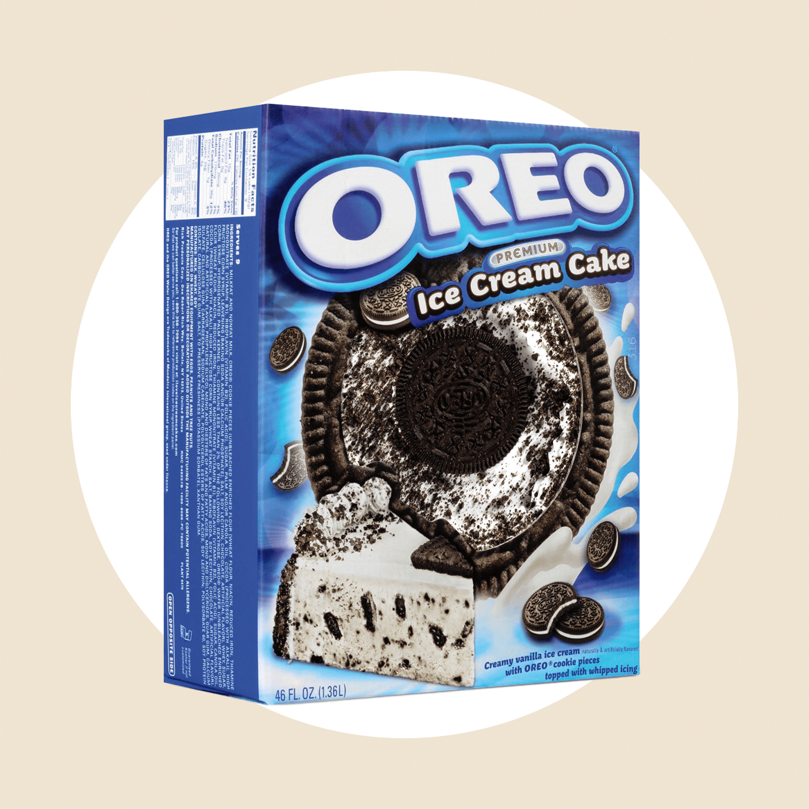 Oreo Ice Cream Cake Courtesy Aldi