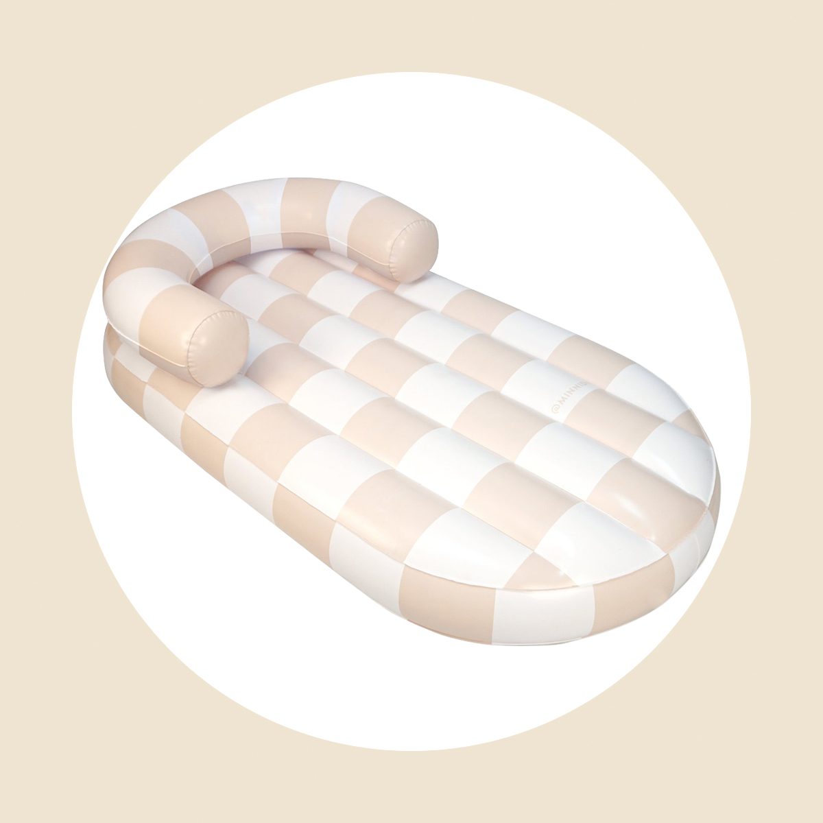 Checkered Inflatable Lounger
