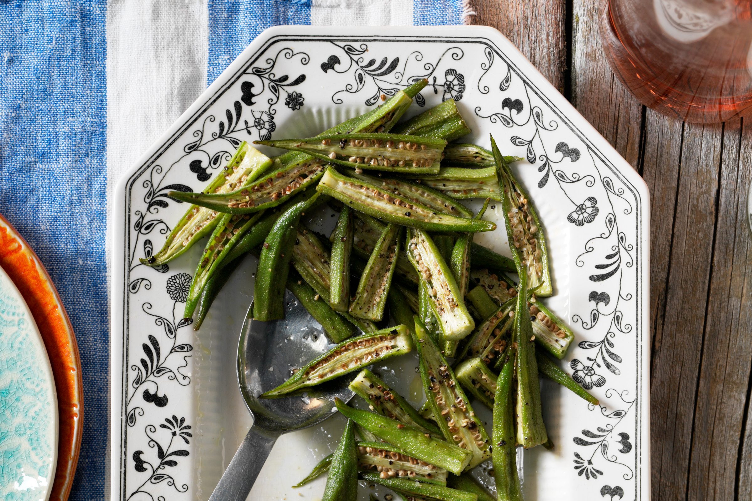 roasted okra