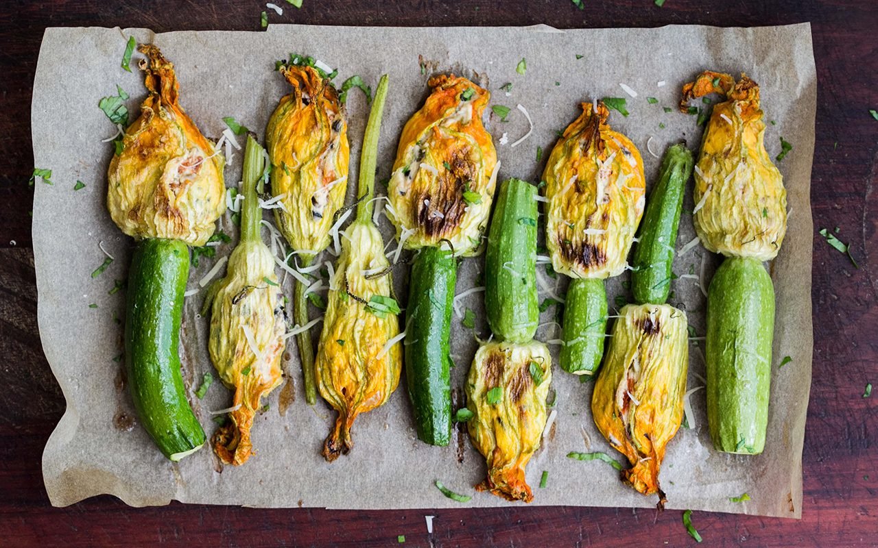 Here's How to Cook Zucchini Flowers This Summer