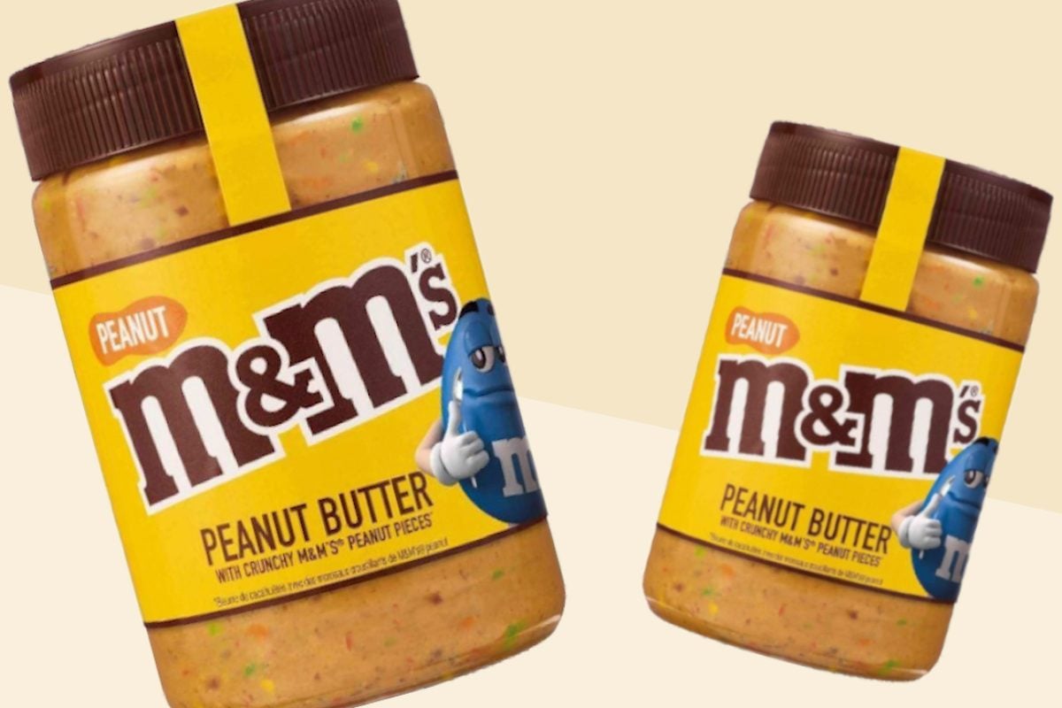 Found six designs of M&Ms peanut butter packages all ready for
