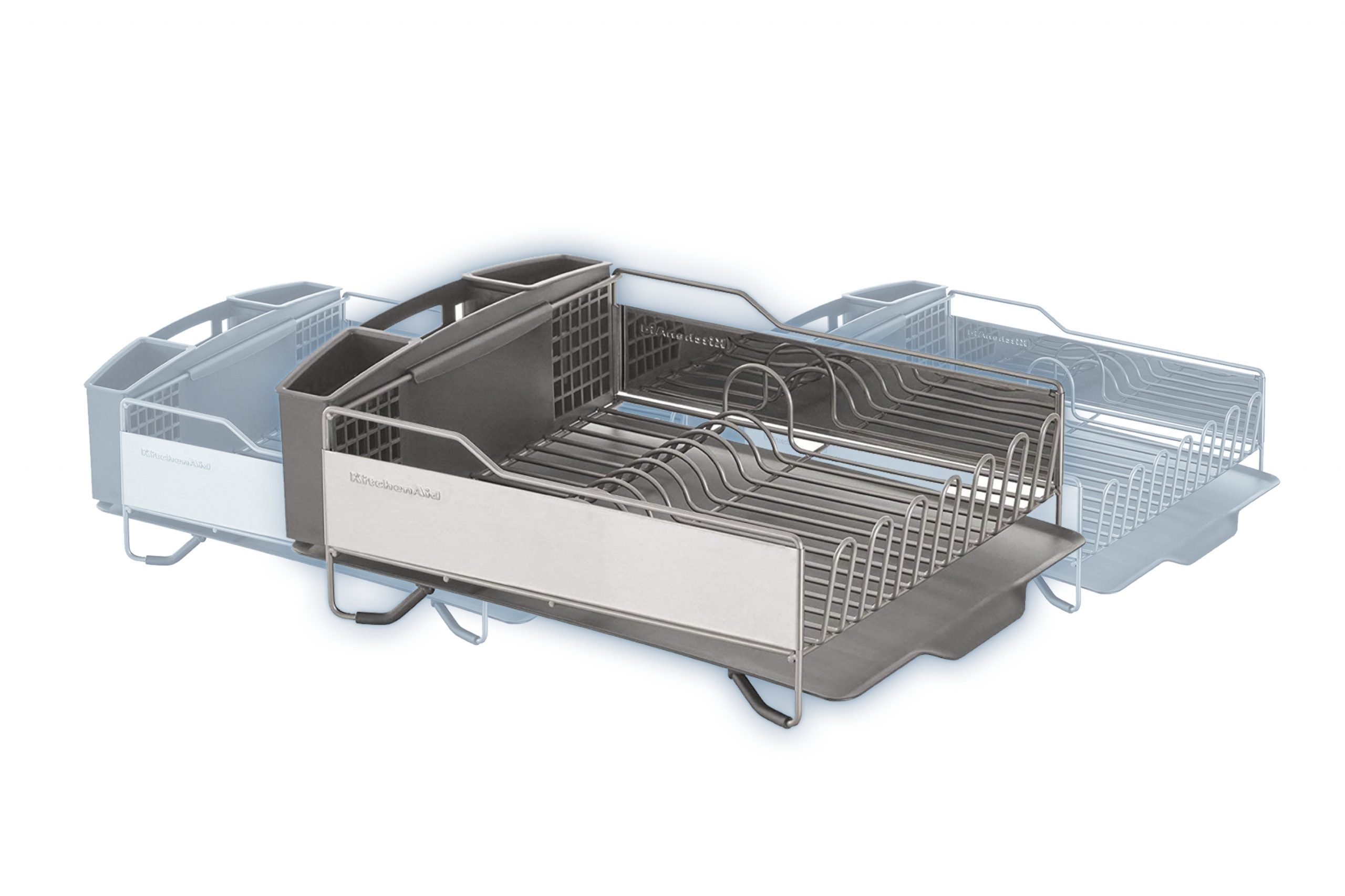 KitchenAid Stainless Steel Dish-Drying Rack Costco  Dish rack drying, Kitchen  rack, Drying rack kitchen
