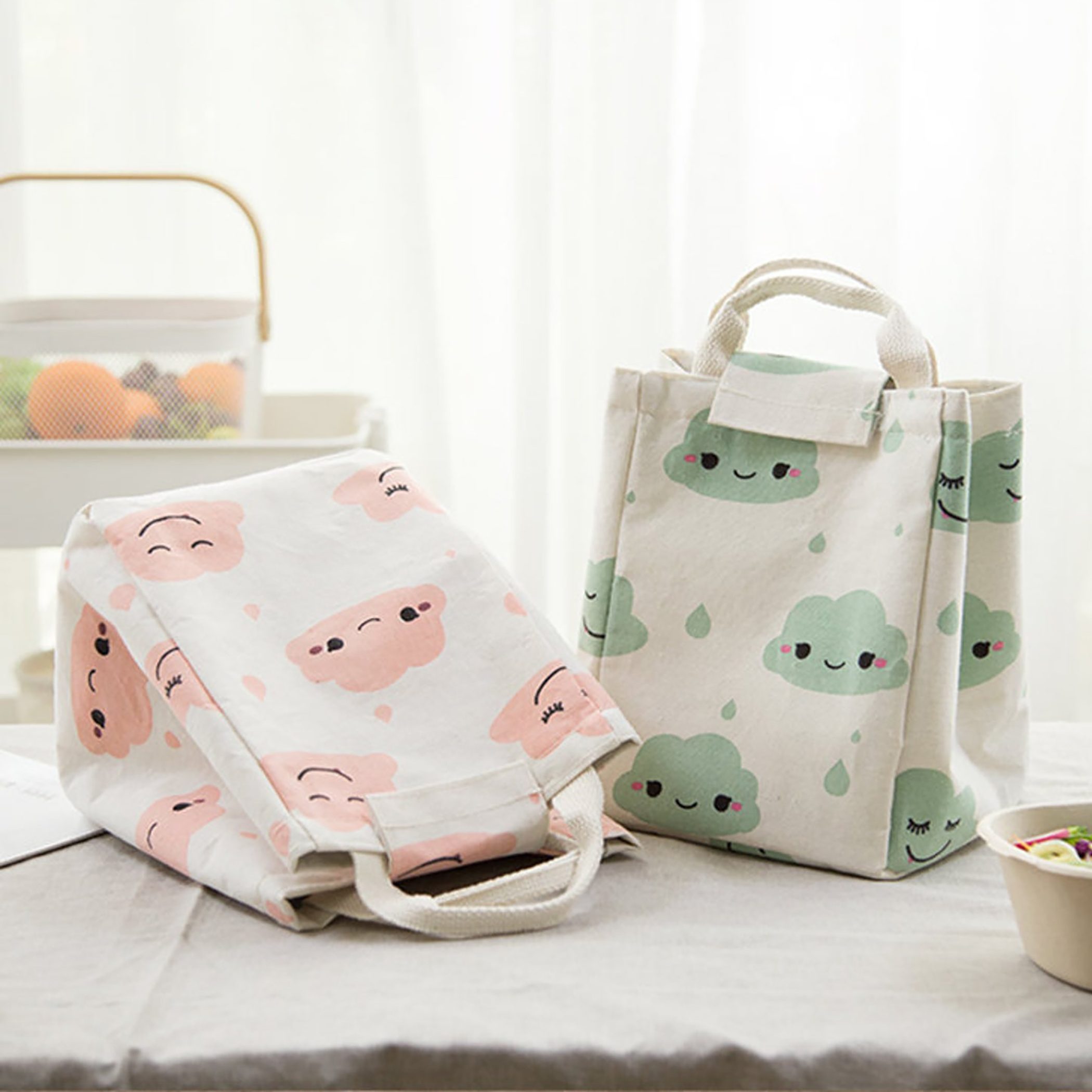 Lunch Box Kids,Kids Prints Lunch Bag,Water-Resistant Fabric