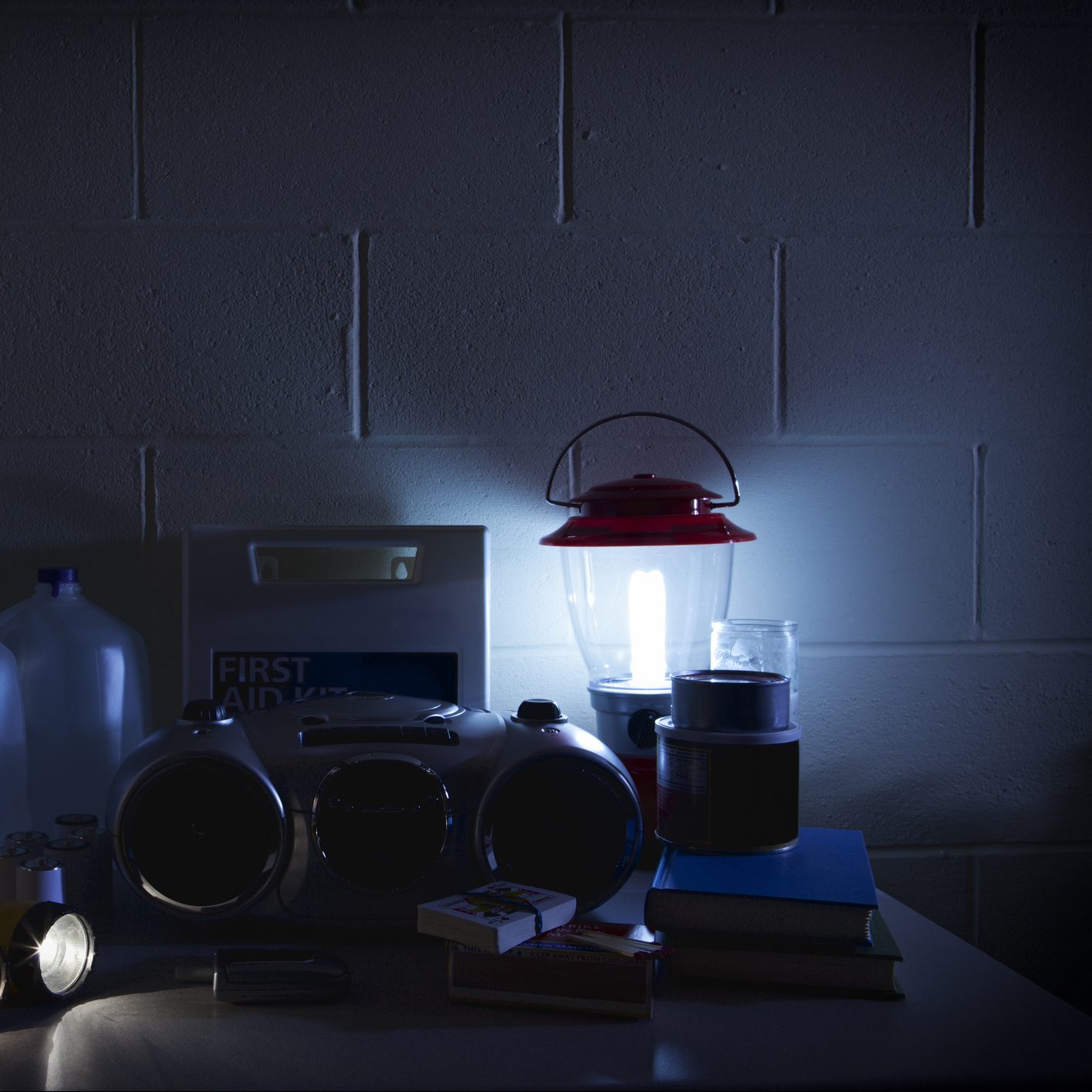 Power Outage Kit with Emergency Lantern for a Blackout at Home