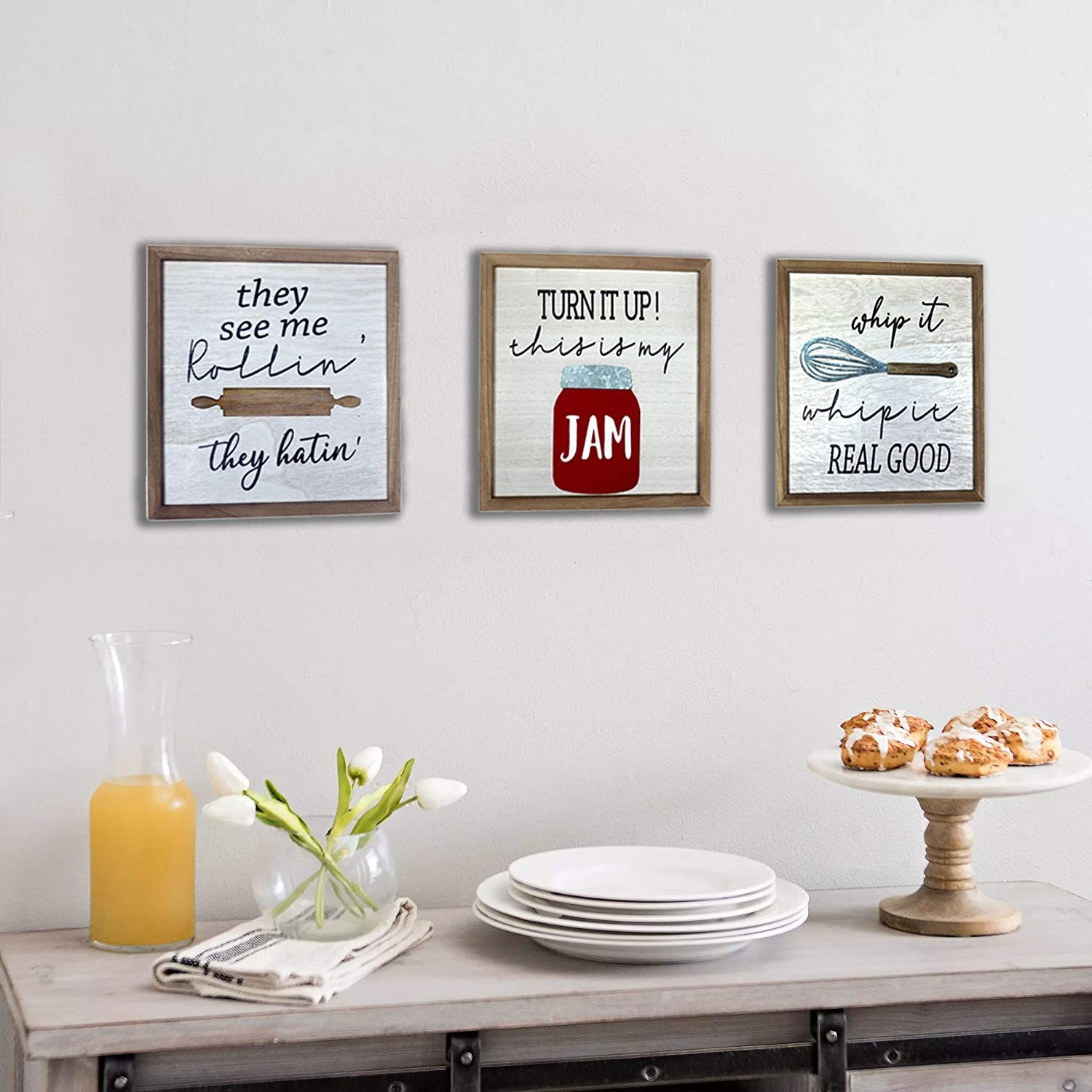 Come Gather in Our Kitchen Sign - Personalized Kitchen Signs
