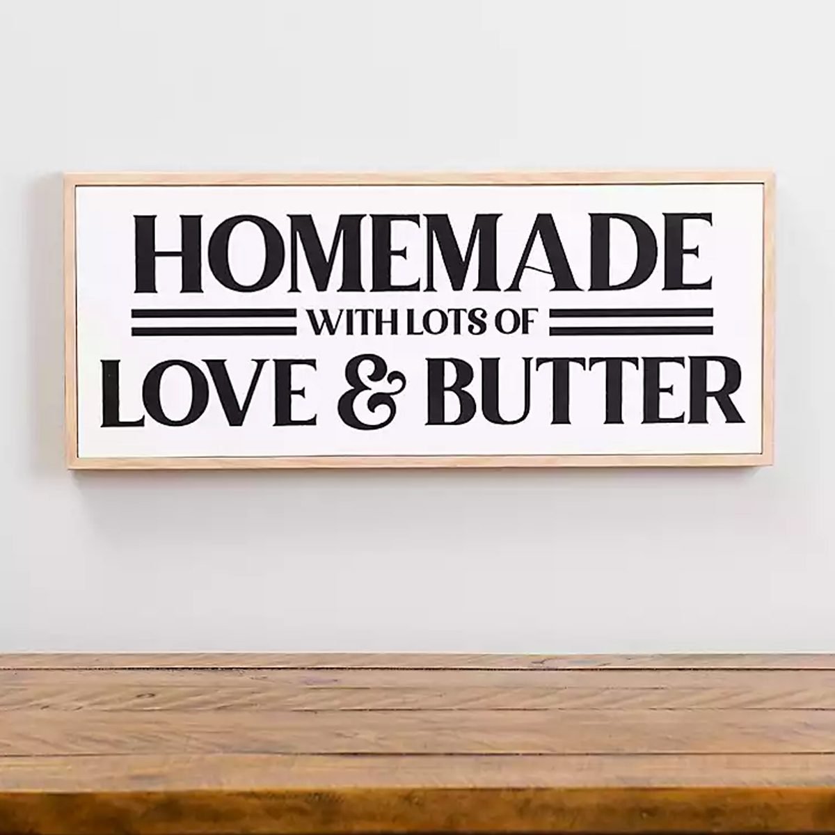 Homemade With Love And Butter Wall Plaque 