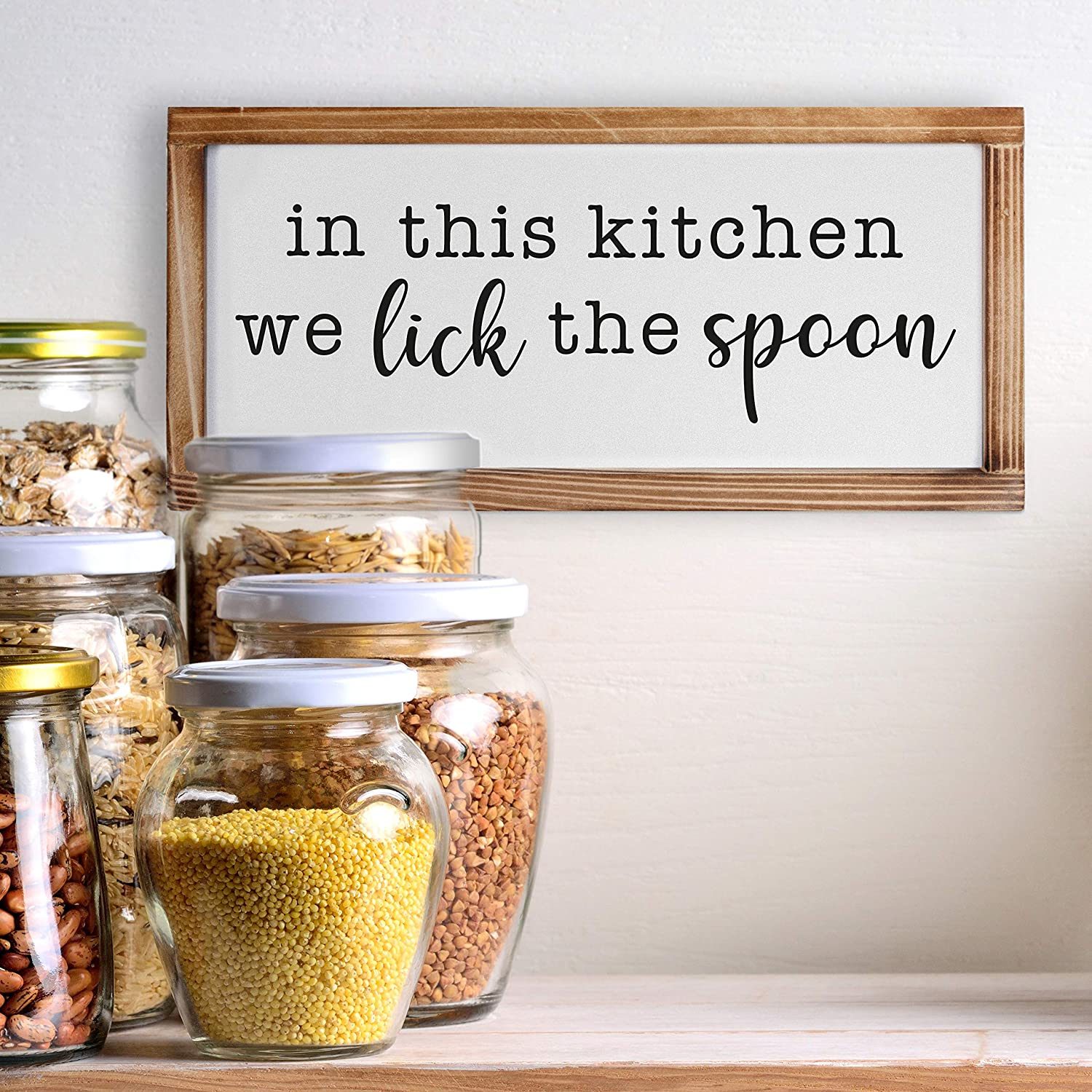  Funny Kitchen Signs Decor-Kitchen Farmhouse Decor-Personalized  Kitchen Metal Sign-Retro Kitchen Counter Accessories-12x8 Inch Hanging  Plaque Home Wall Decorations-Family Recipes : Home & Kitchen