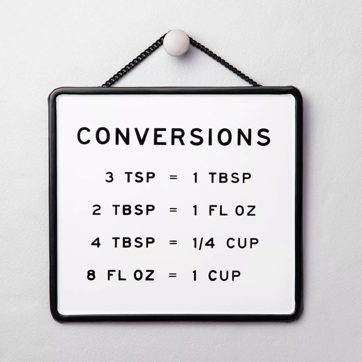 Measuring Cup Conversion Chart Kitchen Sign – Rusticly Inspired Signs