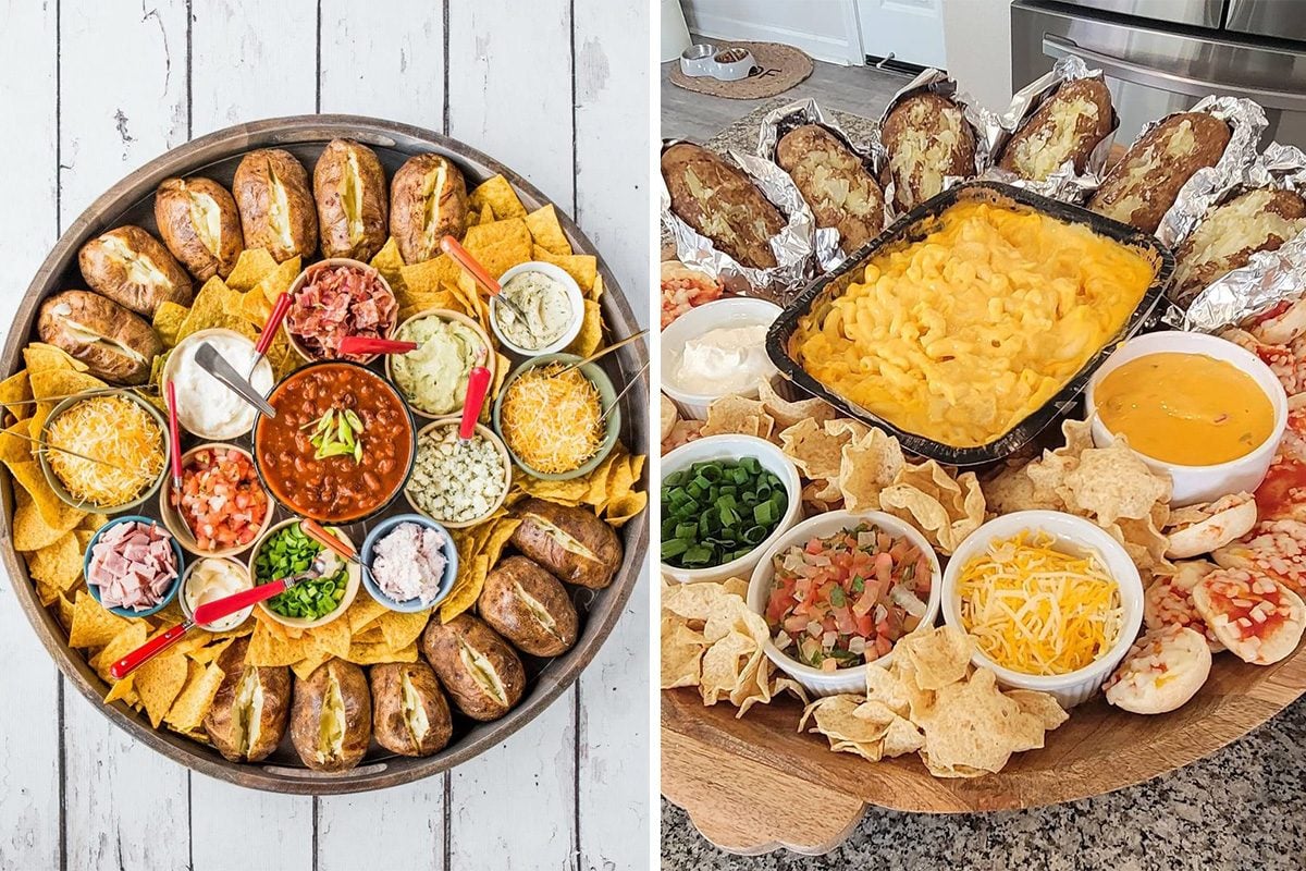 EPIC Baked Potato Dinner Board - Reluctant Entertainer