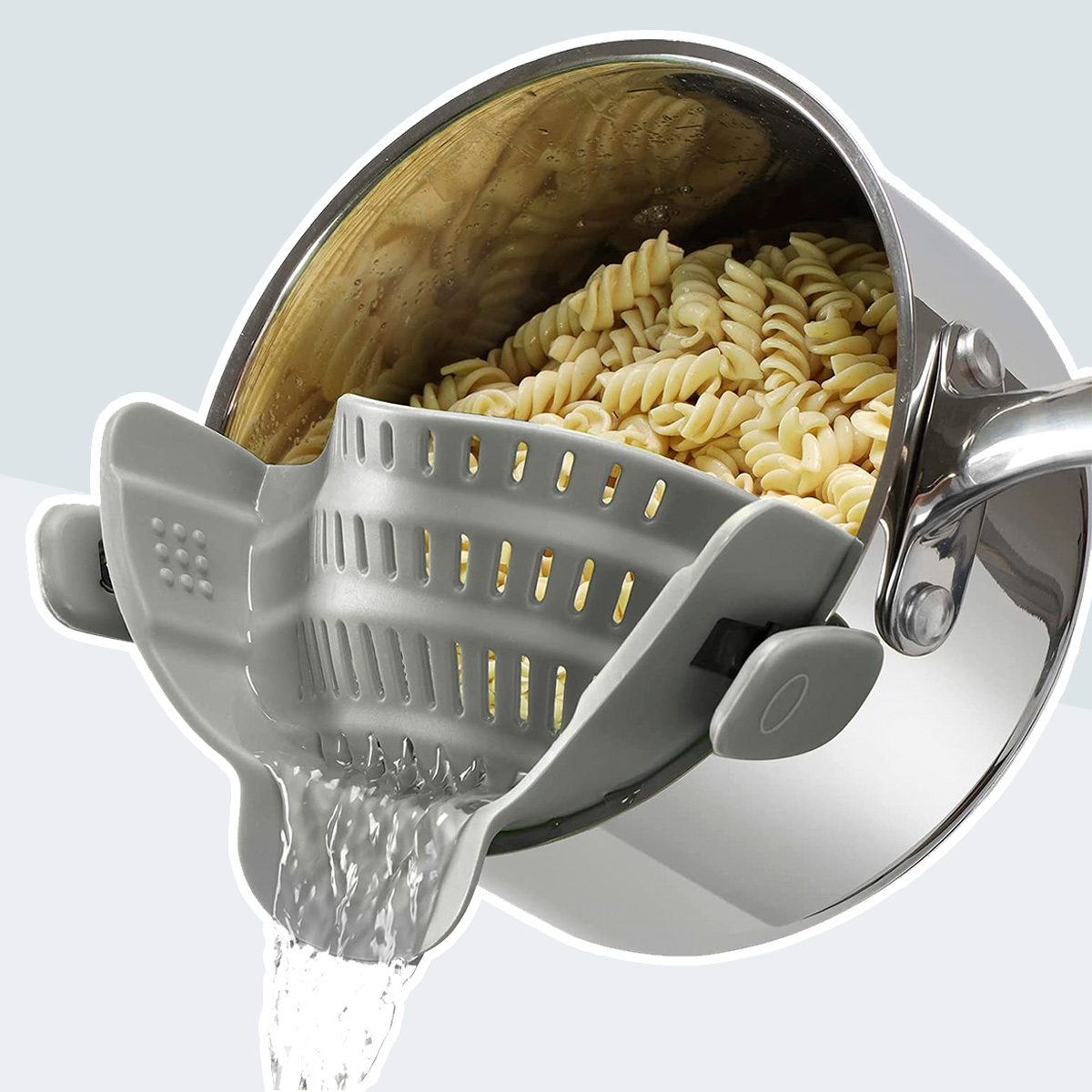 Clip On Pasta Strainer