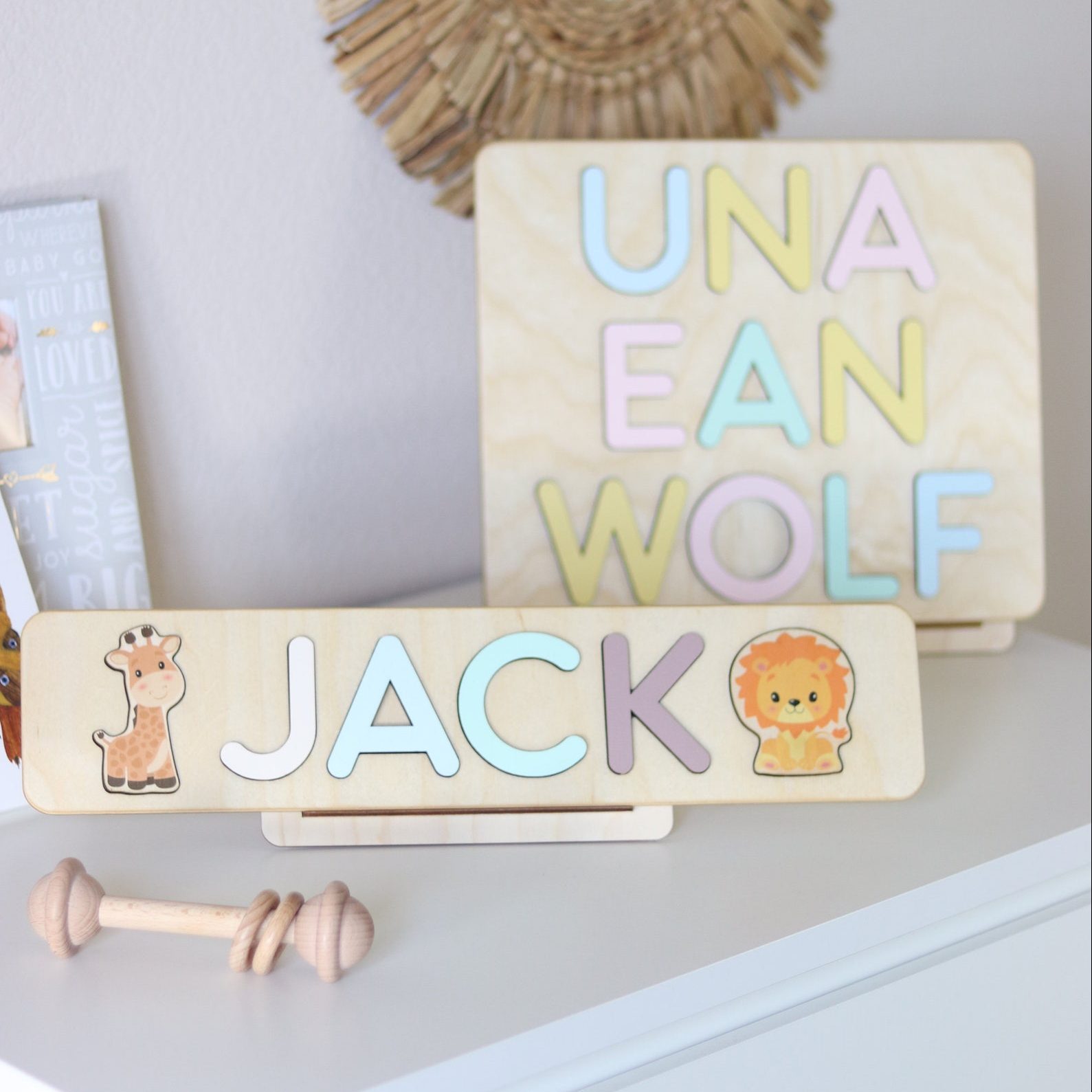 Engraved Wooden Name Puzzle