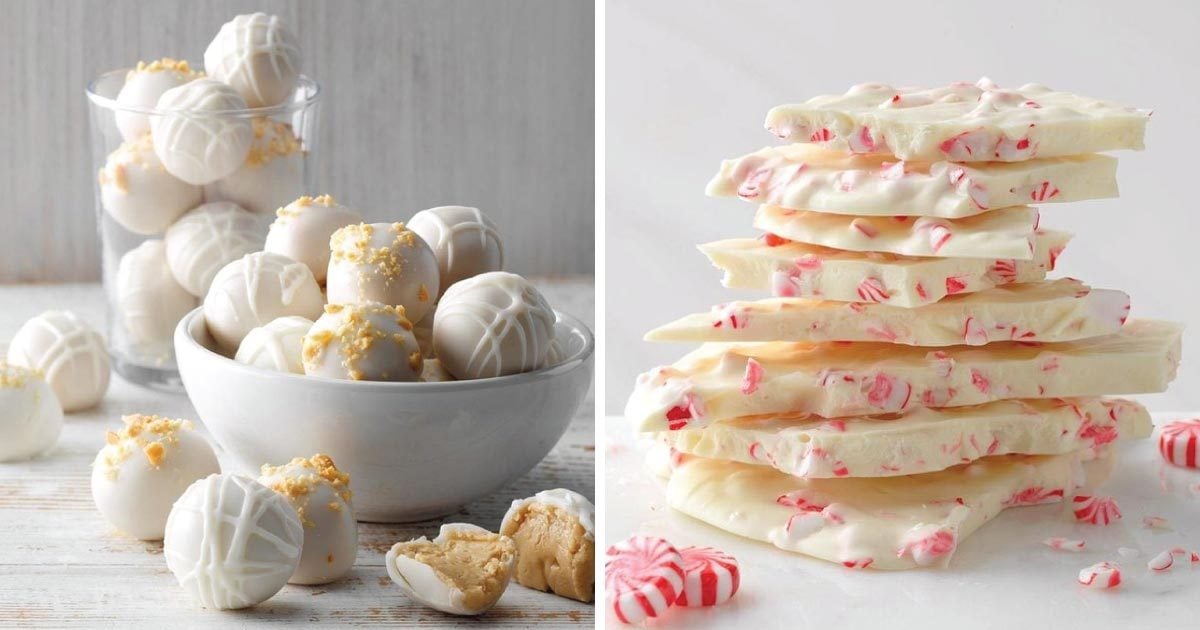 https://www.tasteofhome.com/wp-content/uploads/2021/11/72-Best-Easy-Christmas-Desserts-for-a-Crowd_Peanut-Butter-Snowballs_White-Chocolate-Peppermint-Crunch_1x2-grid_Social.jpg