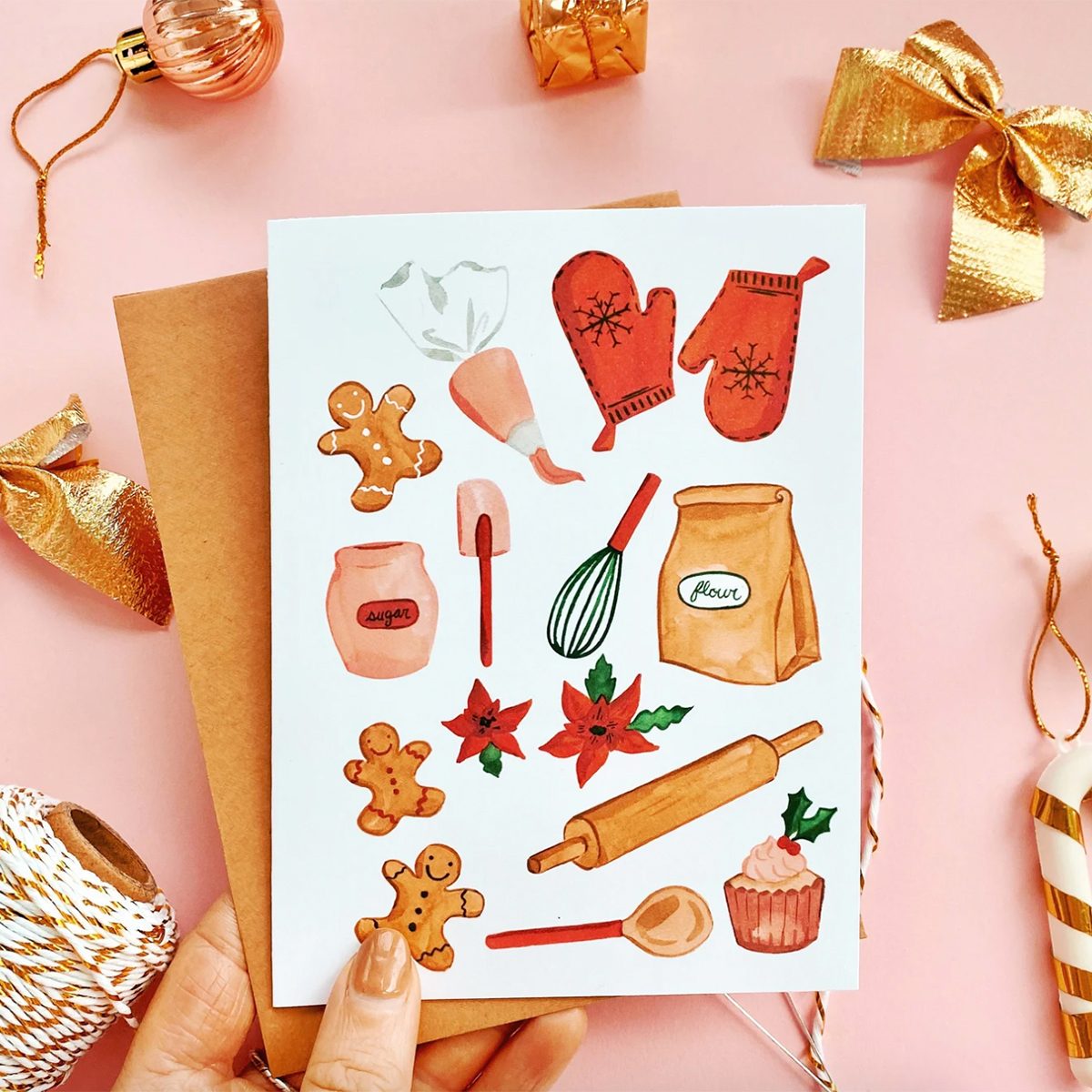 Baking Holiday Card