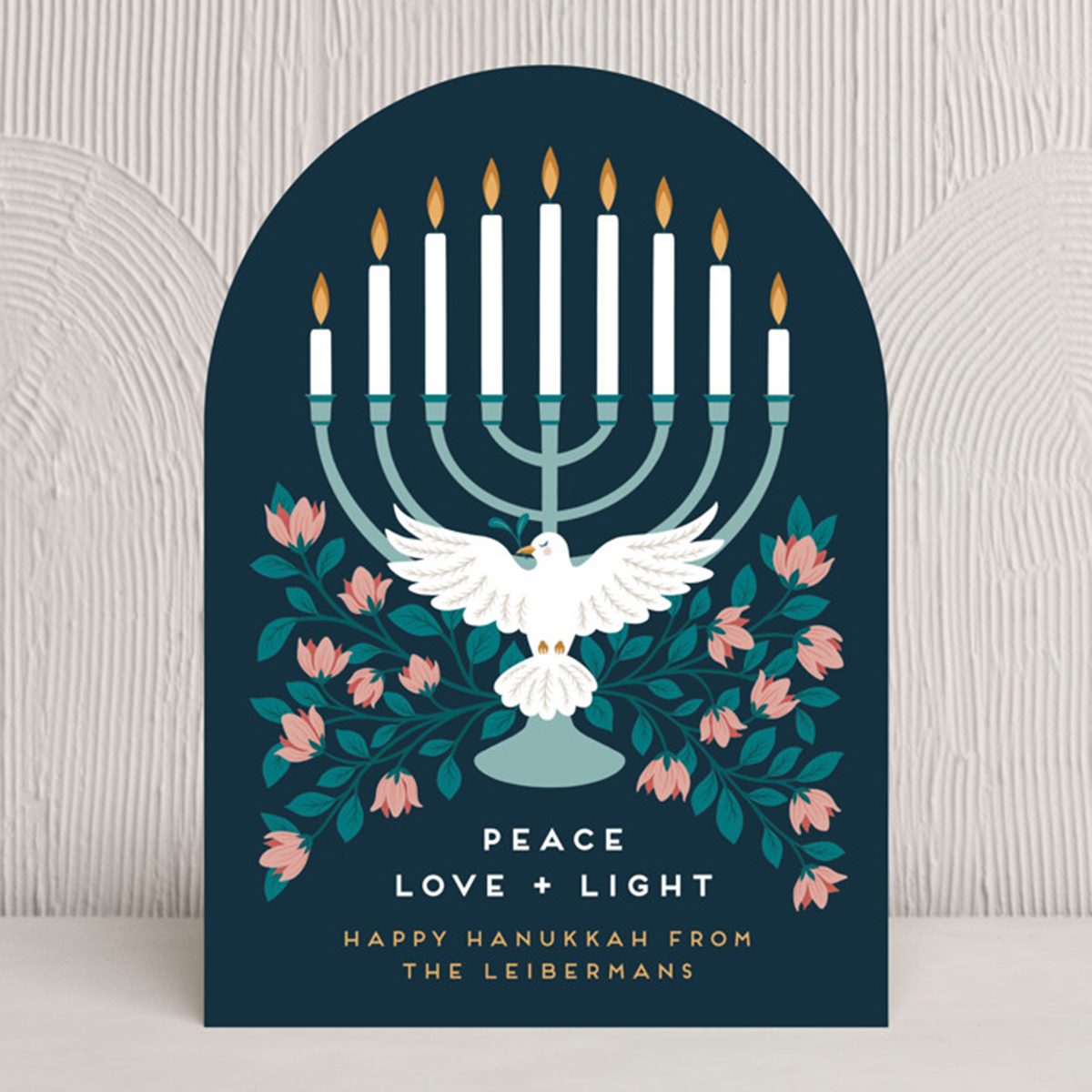 Love And Light Hanukkah Card