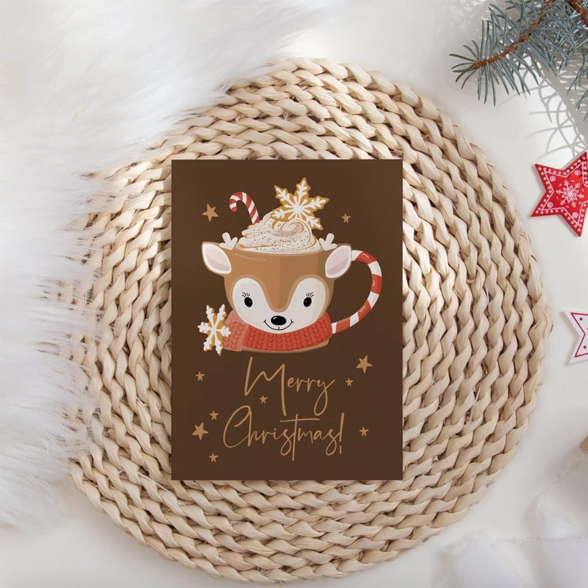 Reindeer Mug Card