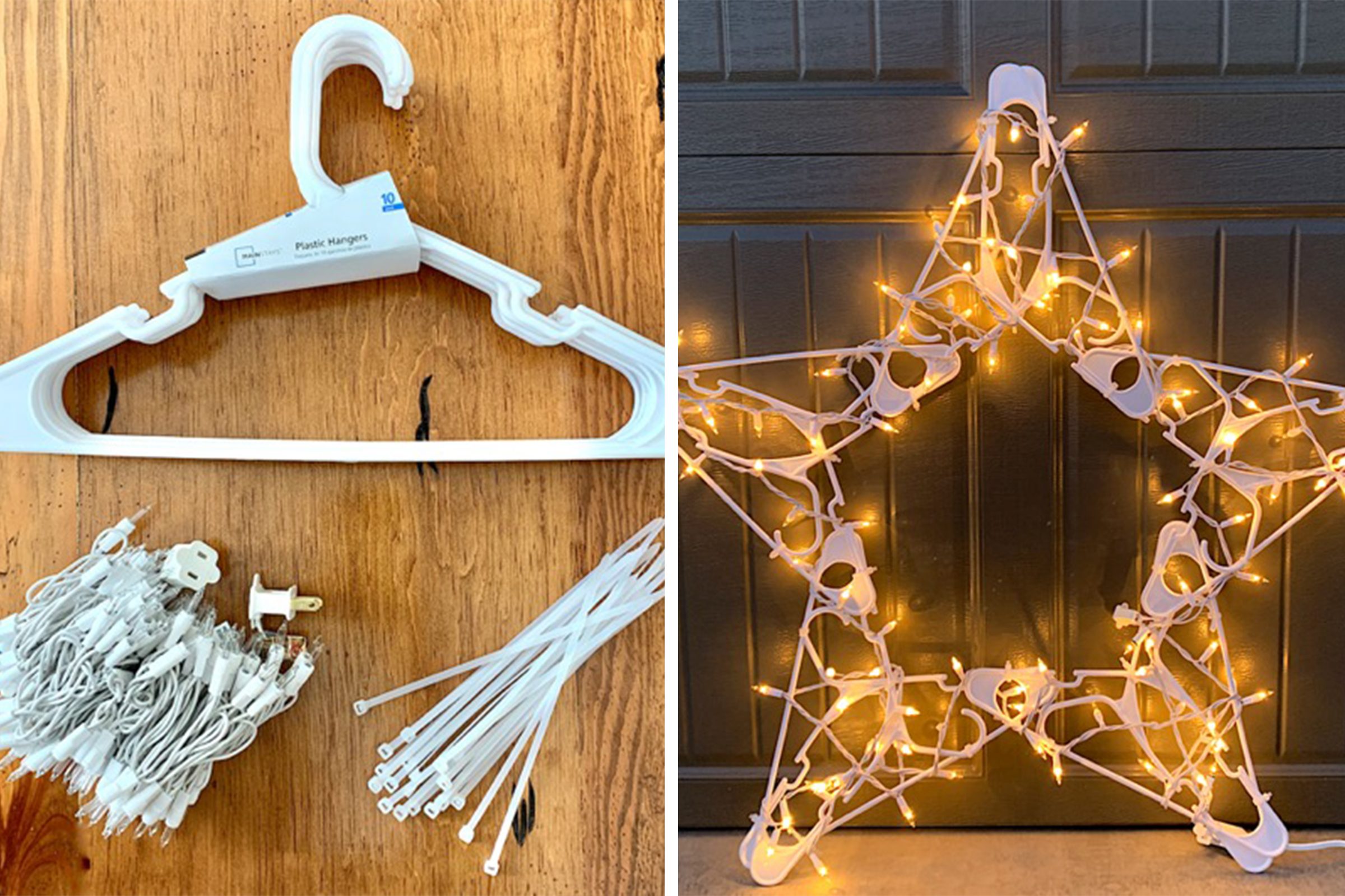 DIY Ribbon Wrapped Clothes Hangers