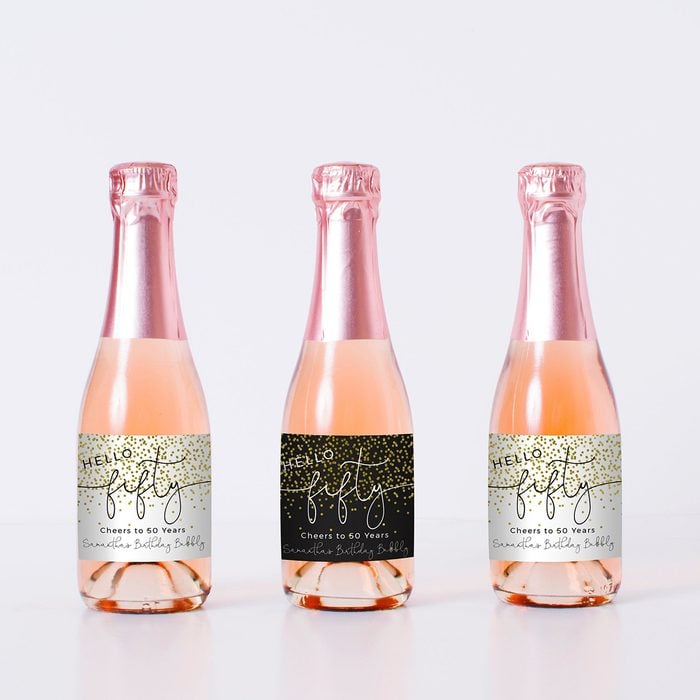 Mini Champagne Bottles