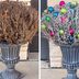 Spray-Painted Mums Make Gorgeous Christmas Decorations—Here's How