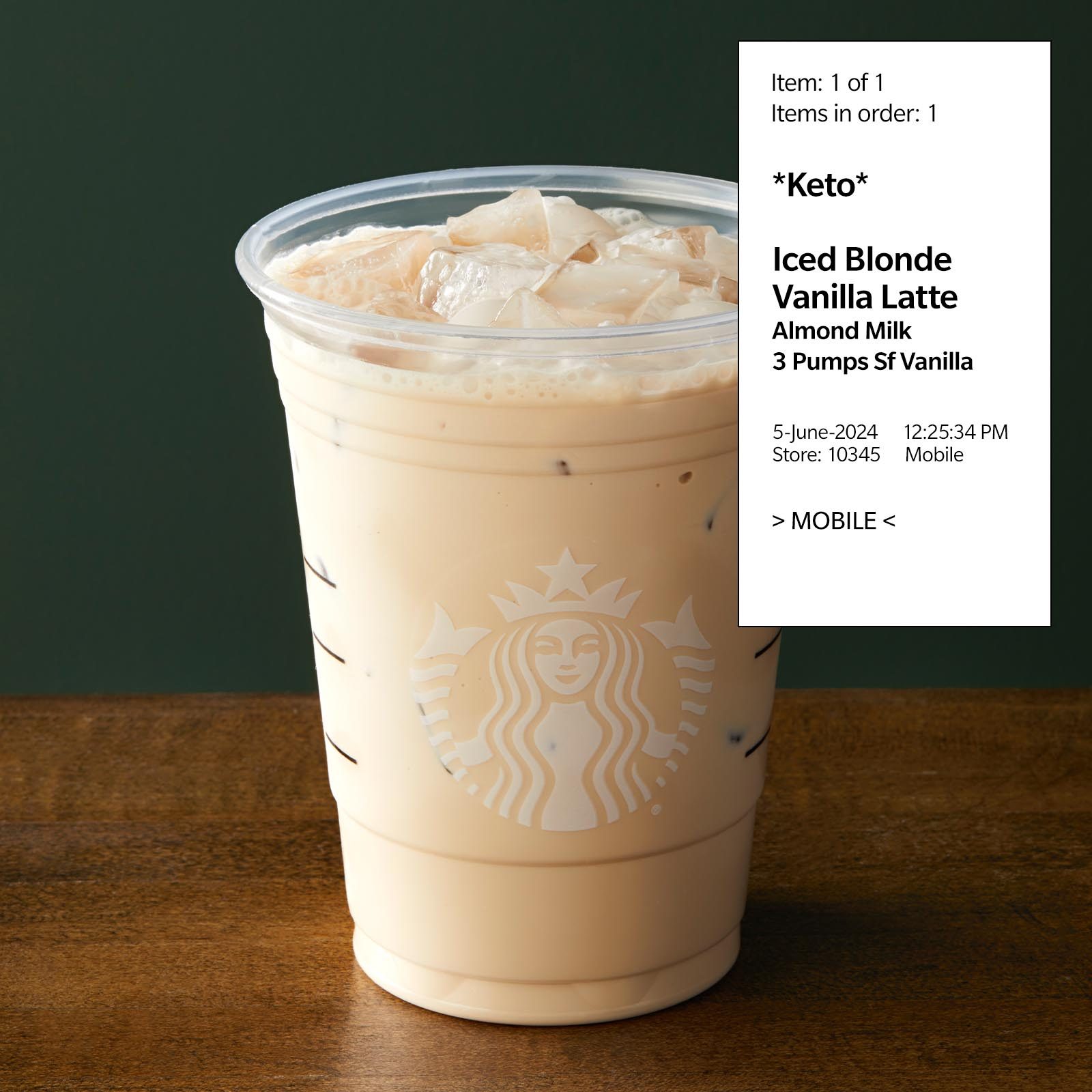 Keto Starbucks Drinks 12 Iced Blonde Vanilla Latte