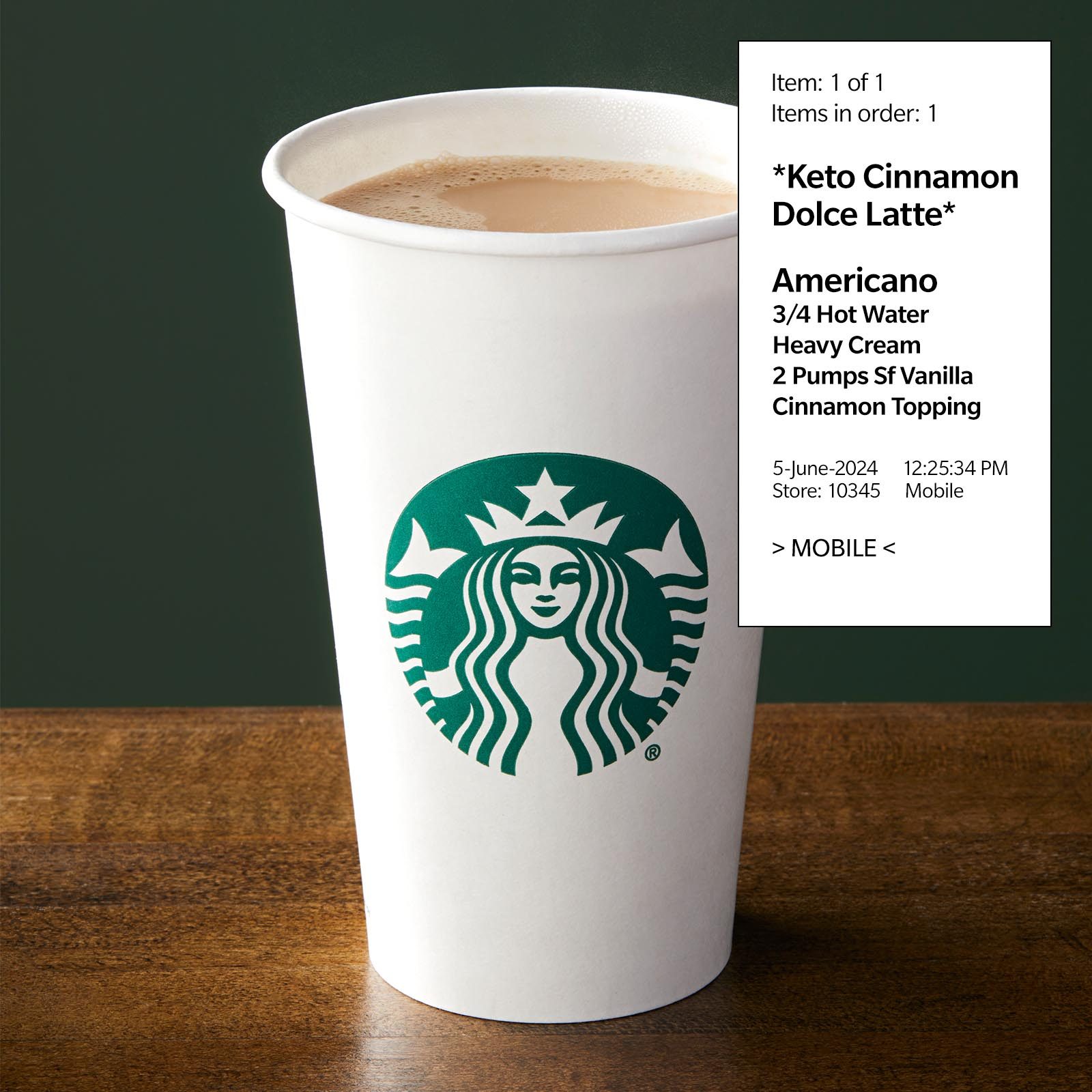 Keto Starbucks Drinks 15 Keto Cinnamon Dolce Latte