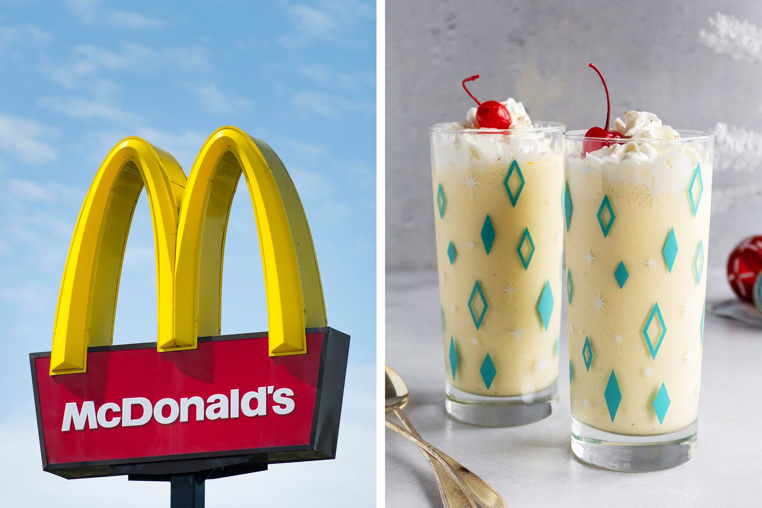 McDonald's Eggnog Shake How to Make it at Home