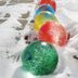 How to Make Ice Marbles By Freezing Water Balloons with Food Coloring