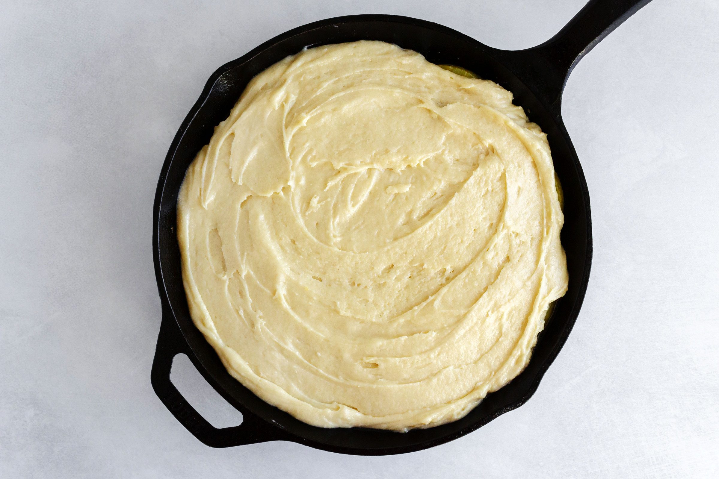 Dole Pineapple Upside Down Cake in skillet