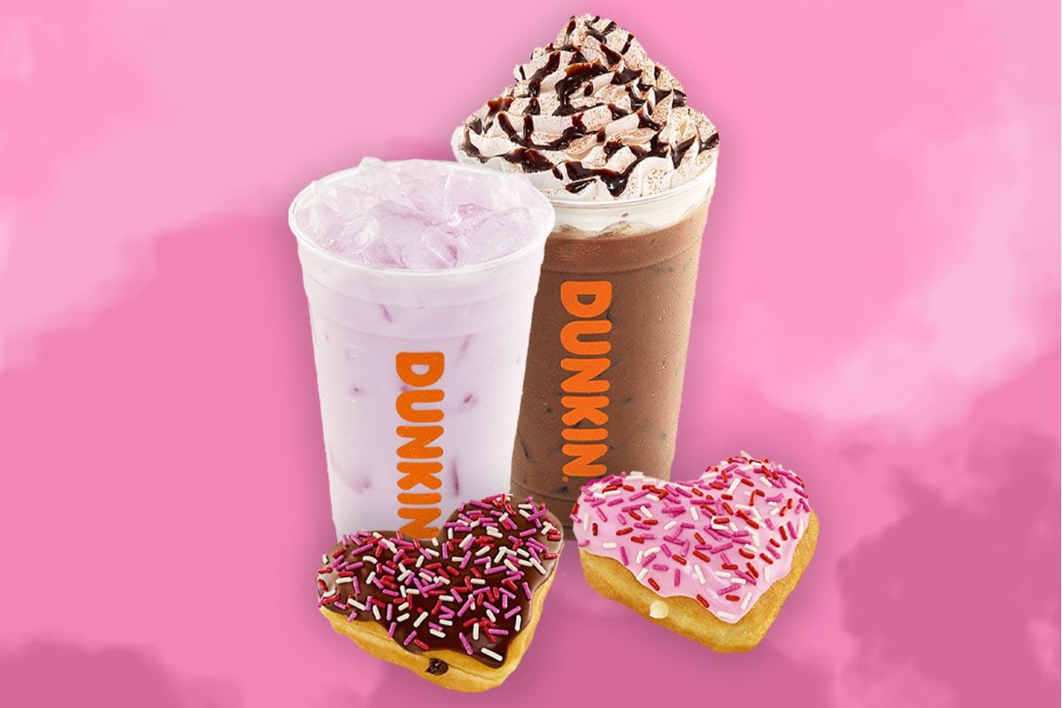 Dunkin’ Just Revealed Its 2023 Valentine’s Day Menu—and There’s a Brand New Drink