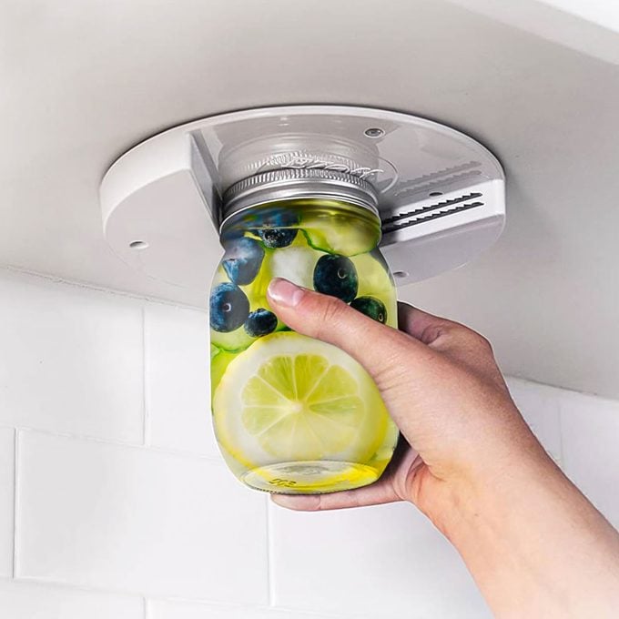 Home Arthritis Glass Jar Opener For Under The Kitchen Cabinet
