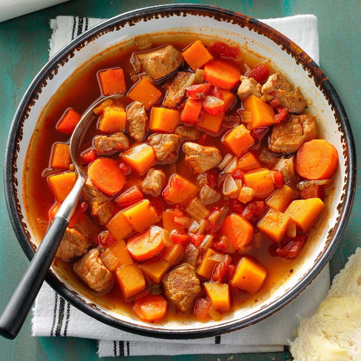 Pressure-Cooker Southwestern Pork and Squash Soup Recipe: How to Make It