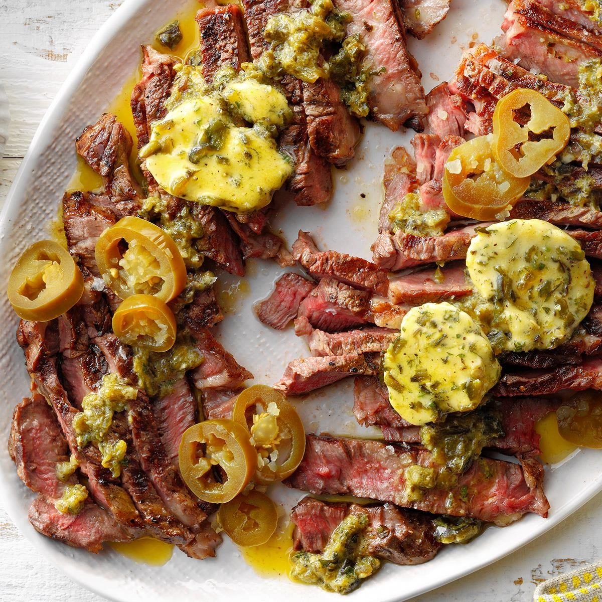 Grilled Ribeyes With Hatch Chile Butter Exps Rc21 266424 B11 30 4b