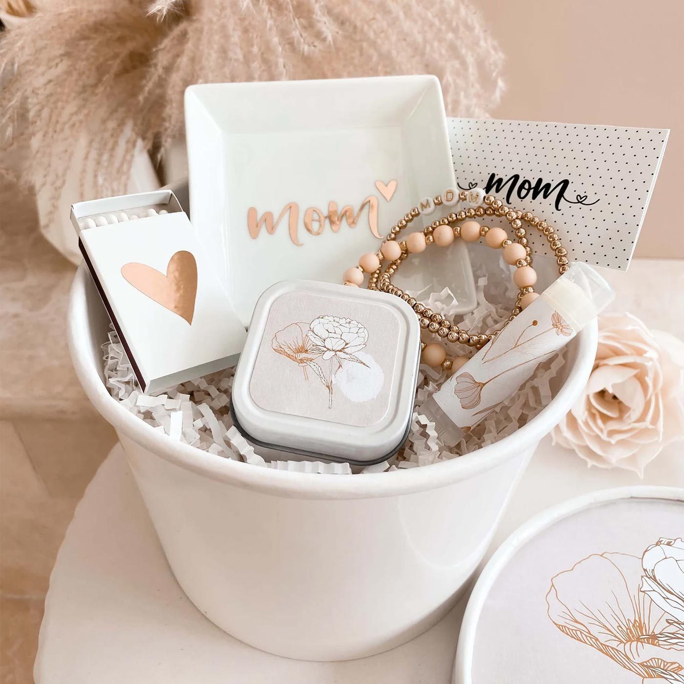 BOGATCHI Happy Mother's Day Theme Gift Box, Best MOM Ever Dark Chocolate Box,  Special Mothers Day Gift from Son for Mother, 12 pcs + Free - Mothers Day  Greeting Card +Red Rose :